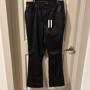 Judy Blue women’s leather bootcut pants